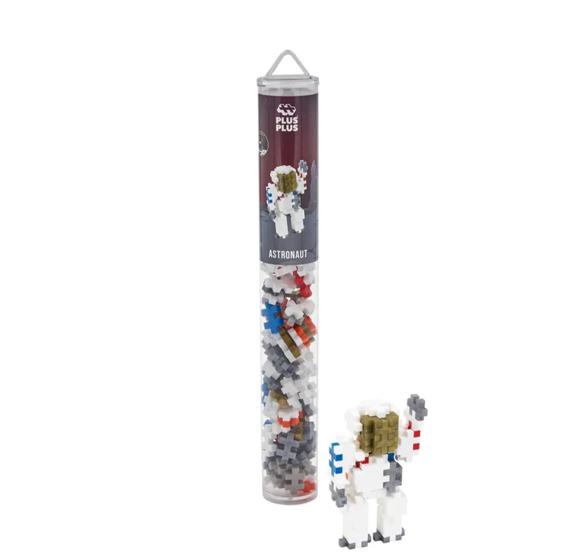 Jeu de construction tube 100 pièces - Astronaute - Plus Plus