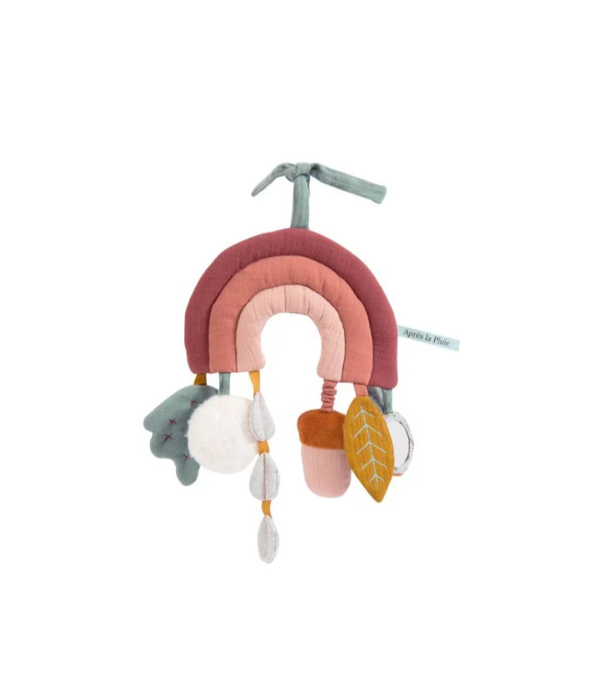 Peluche mobile arc en ciel d'activités - Après la Pluie - Moulin Roty