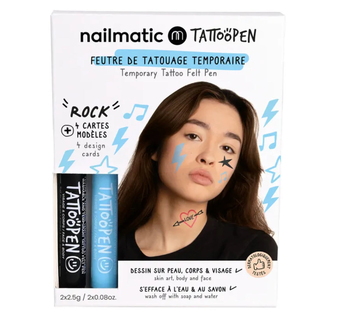 Coffret duo tattoopen - Rock - Nailmatic