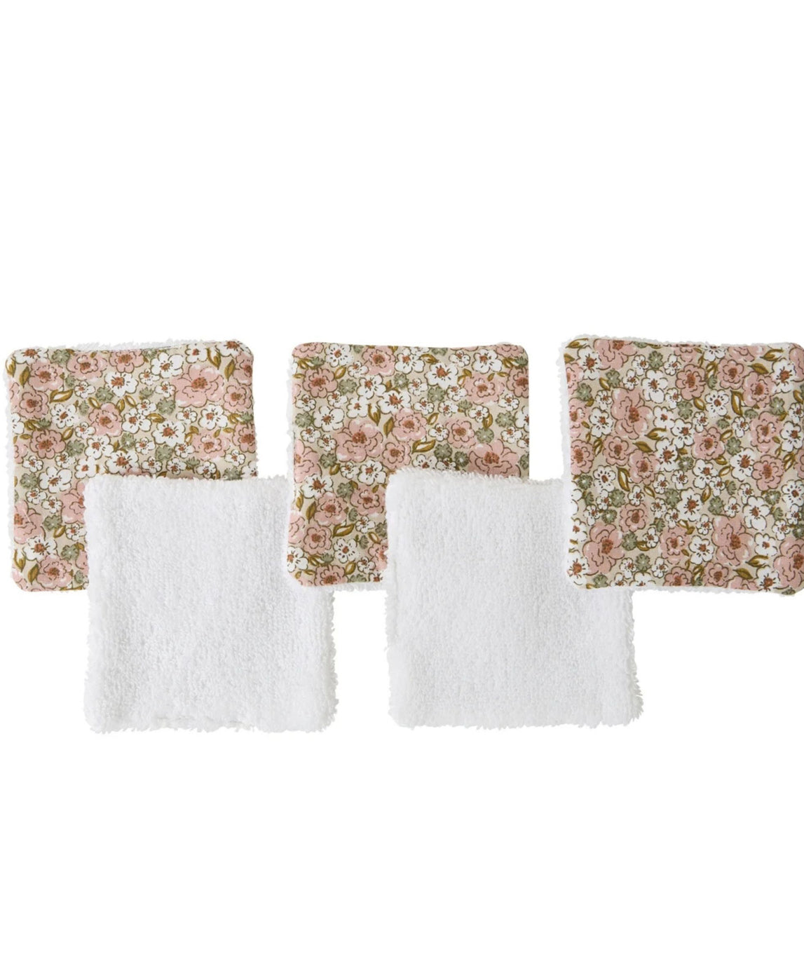 Lot de 5 lingettes réutilisables - Liberty - BB&CO