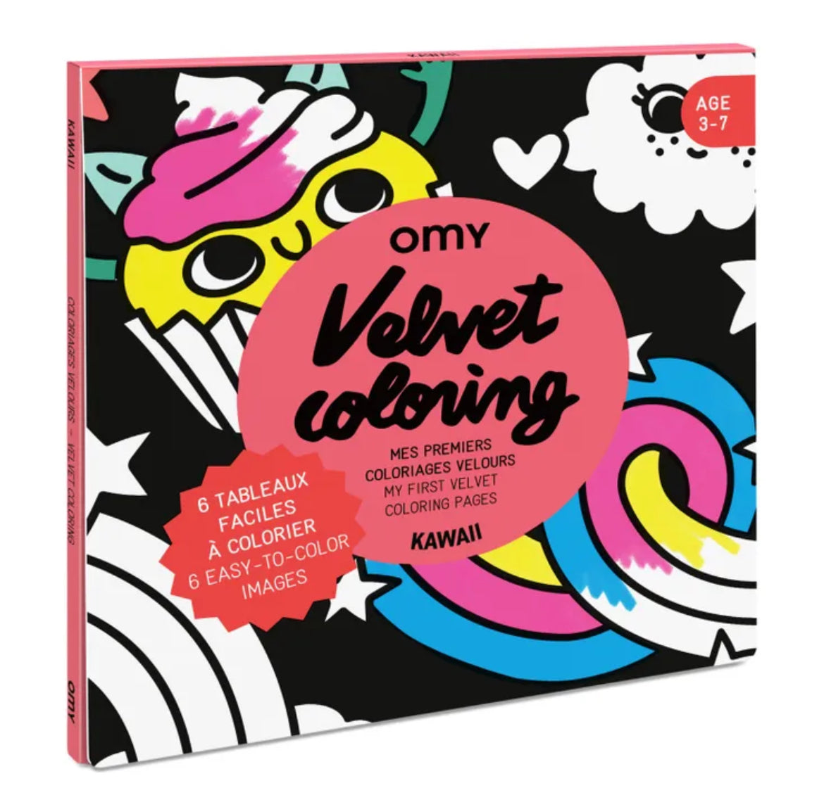 Coloriages velours - Kawaii - OMY