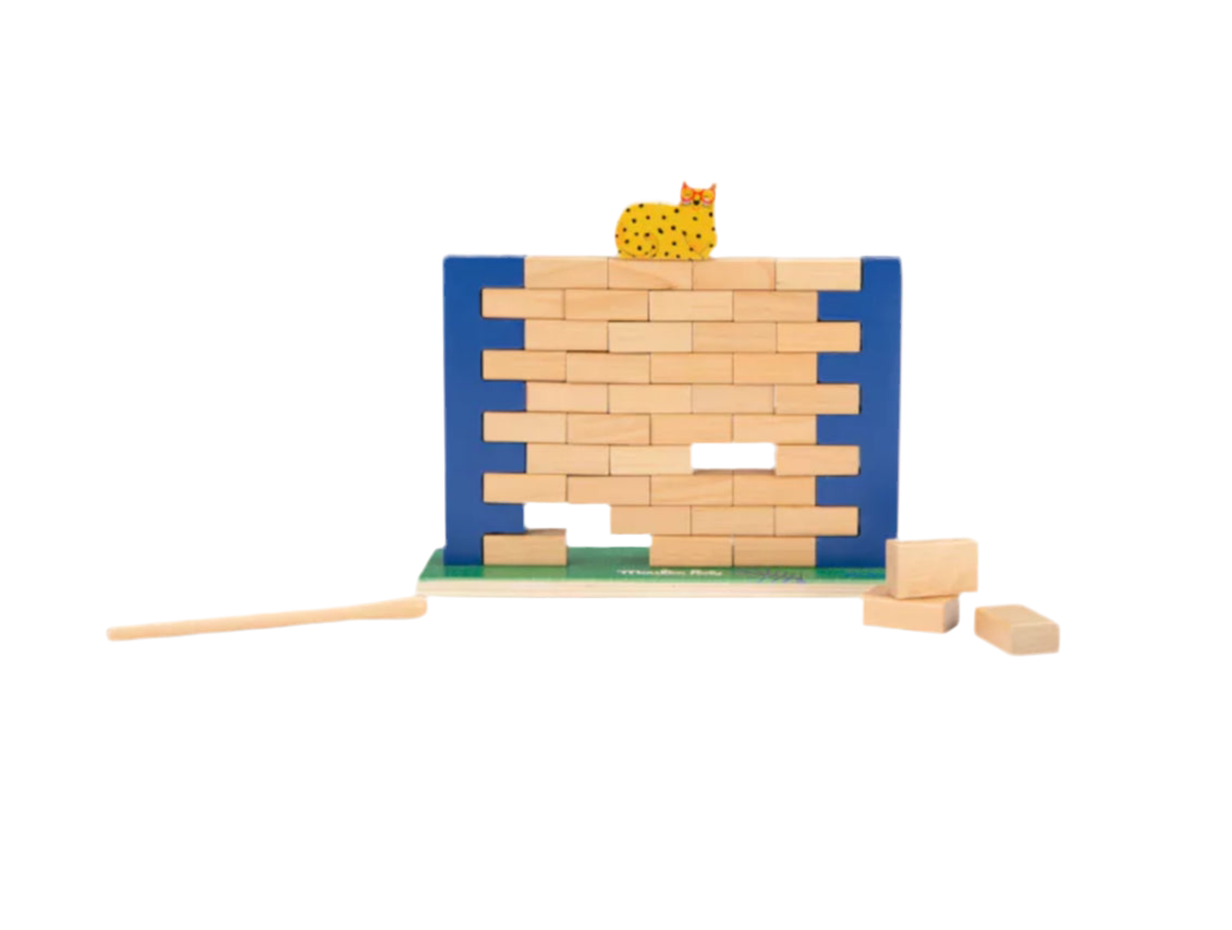Jeu du mur vacillant en bois - Les Toupitis - Moulin Roty