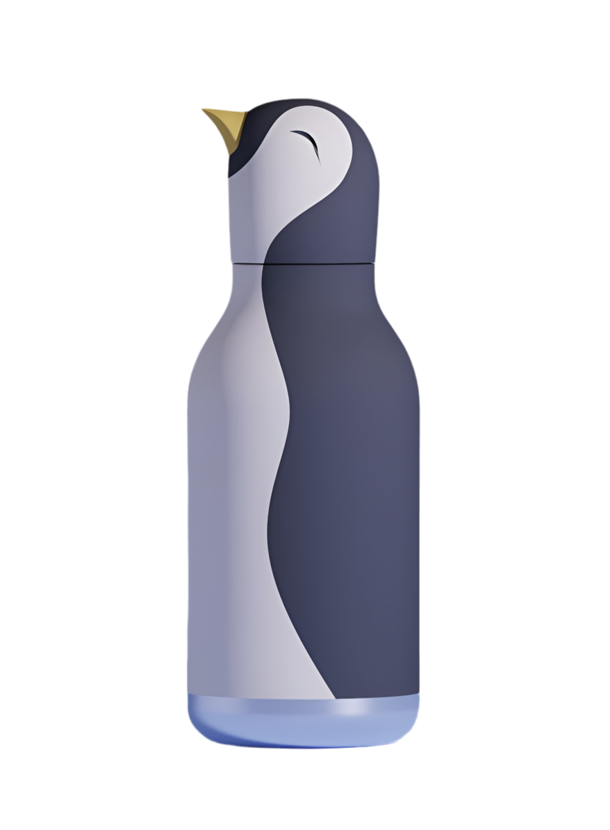Gourde isotherme 460Ml - Pingouin - Asobu