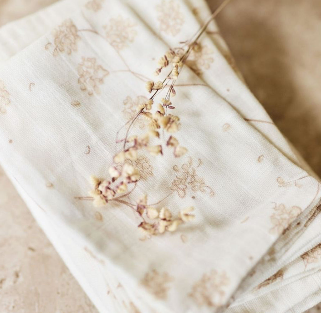 Lot de 3 langes 70x70 cm - Leafy Dreams - Jollein