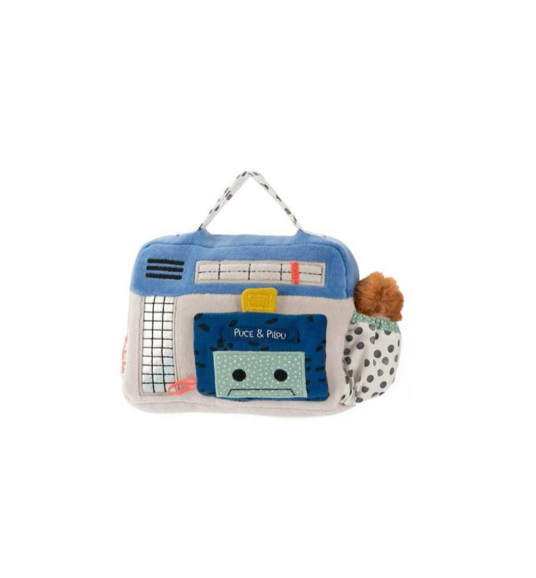 Peluche musicale radio - Puce & Pilou - Moulin Roty