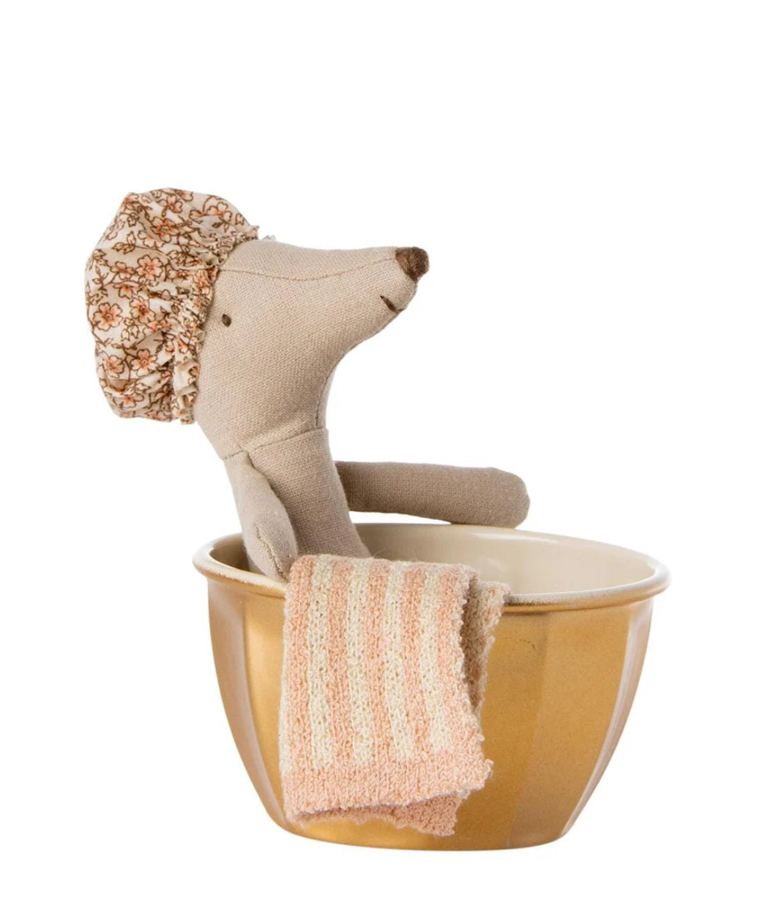 Souris grande soeur - Un moment de détente dans son bain - Maileg