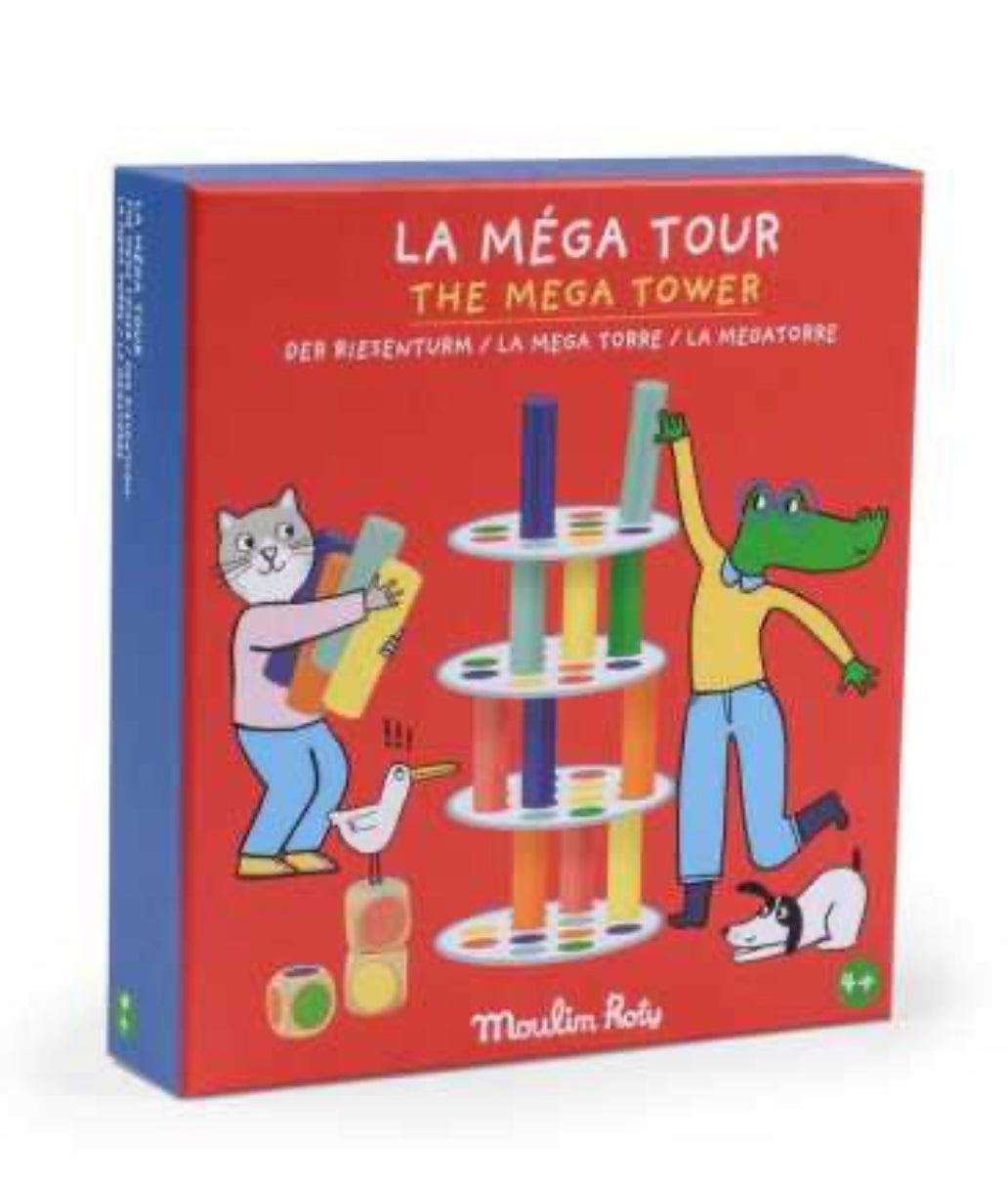 Jeu de société - La Méga Tour des Loufoques - Moulin Roty