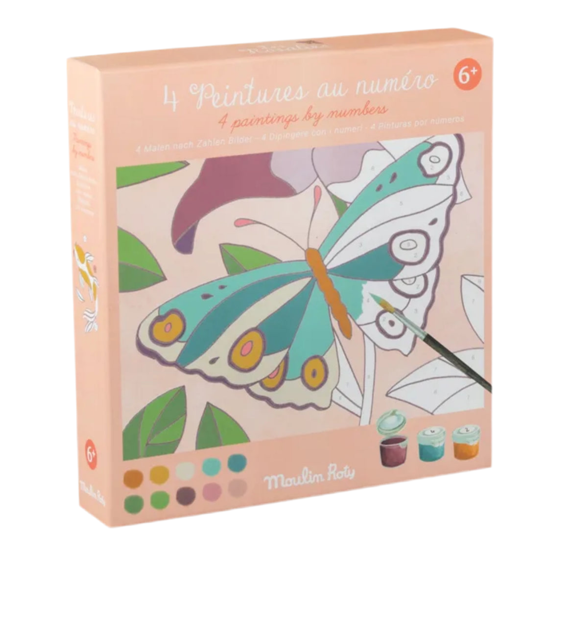 Coffret de 4 peintures aux numéros - Les Rosalies - Moulin Roty