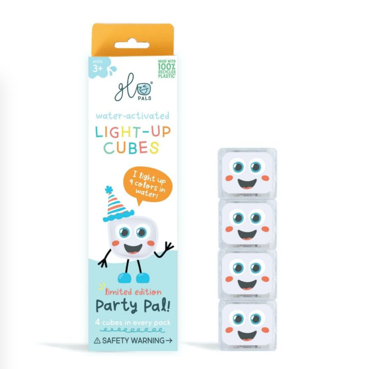 Lot de 4 cubes lumineux - Multicolore - Glo Pals