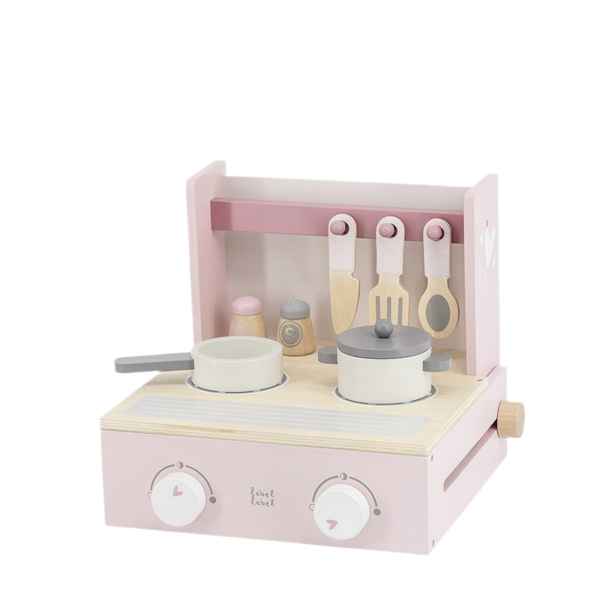 Cuisine pliable en bois - Rose - Label Label