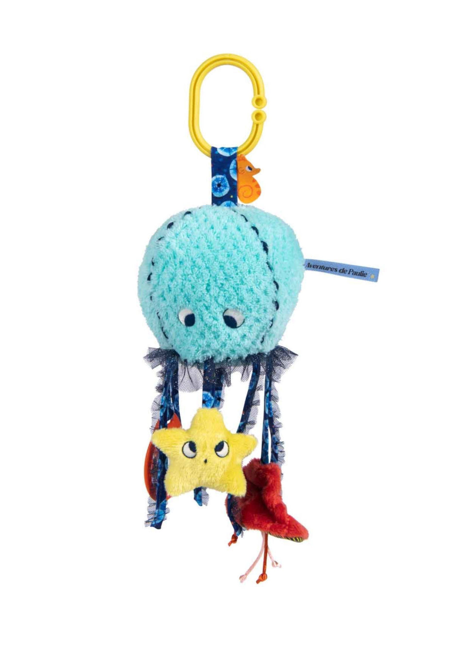 Peluche mobile d'activités méduse - Les Aventures de Paulie - Moulin Roty