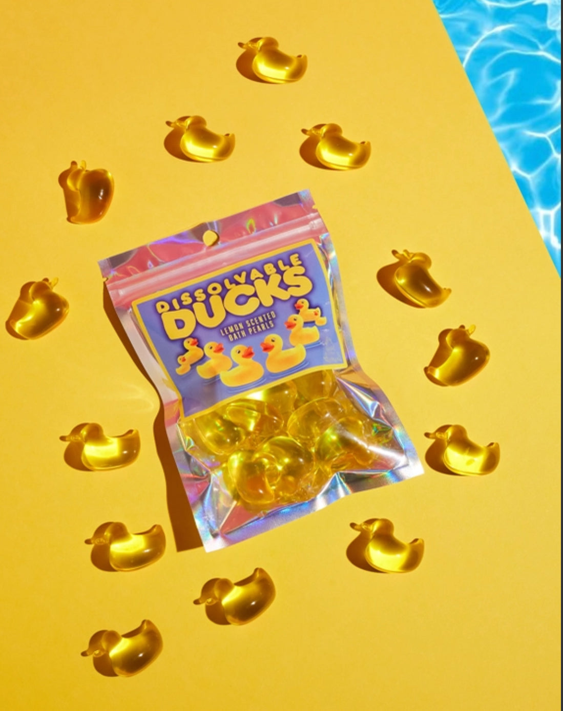 Perles de bain canard au citron - Mômes et Merveilles