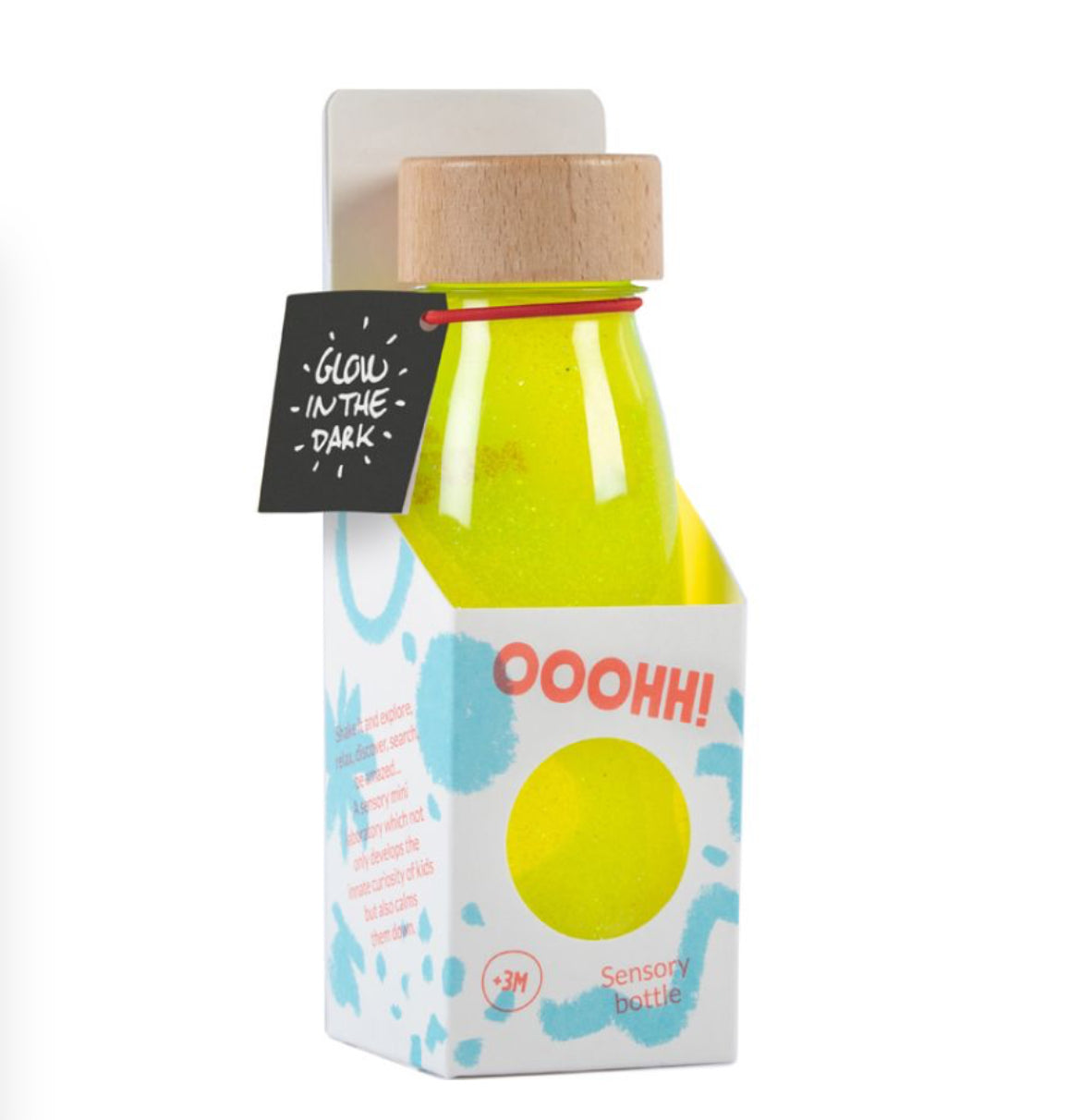Bouteille sensorielle - Jaune Fluorescente - Petit Boum