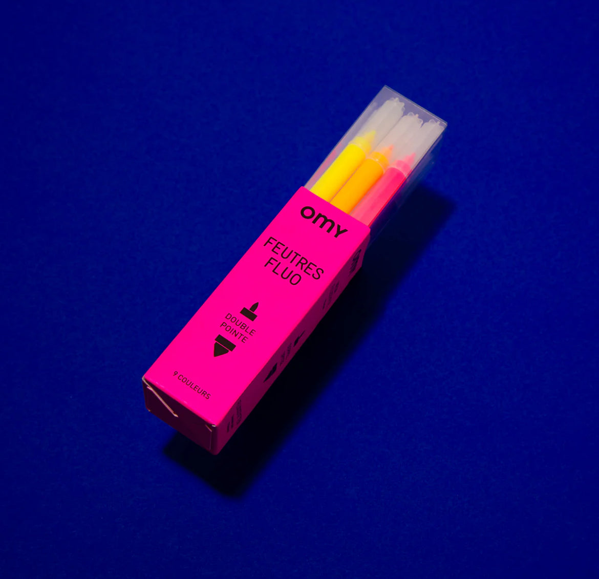 Feutres Fluo - 9 couleurs -  OMY