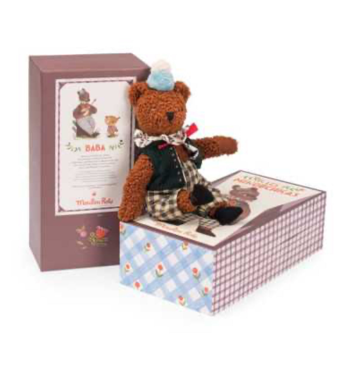 Peluche Baba le grand ours  - Les Minouchkas -  Moulin Roty