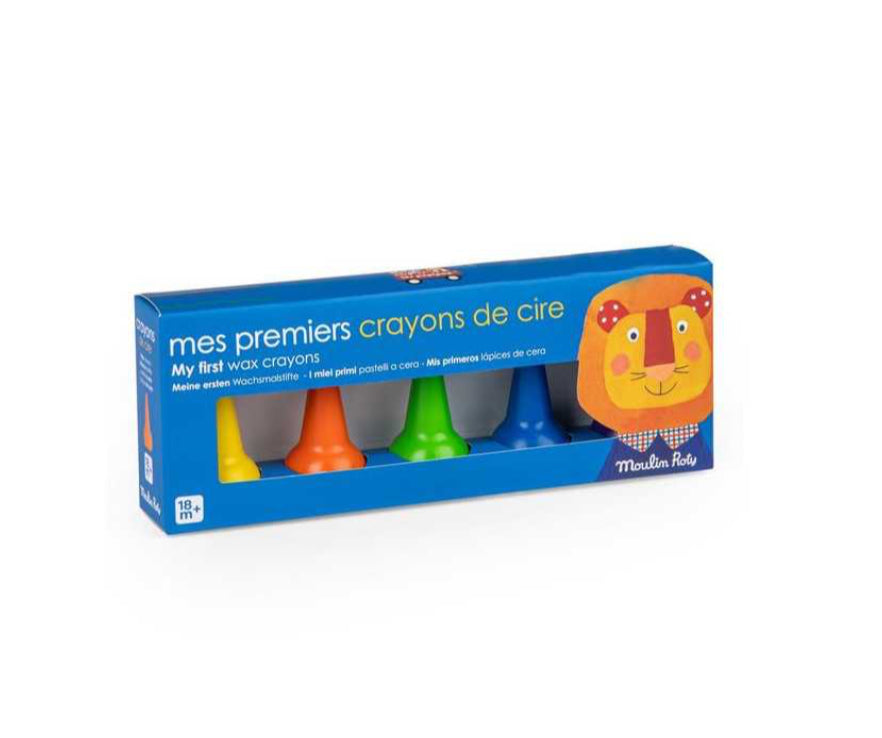 Mes premiers crayons de cire - Les Popipop -  Moulin Roty