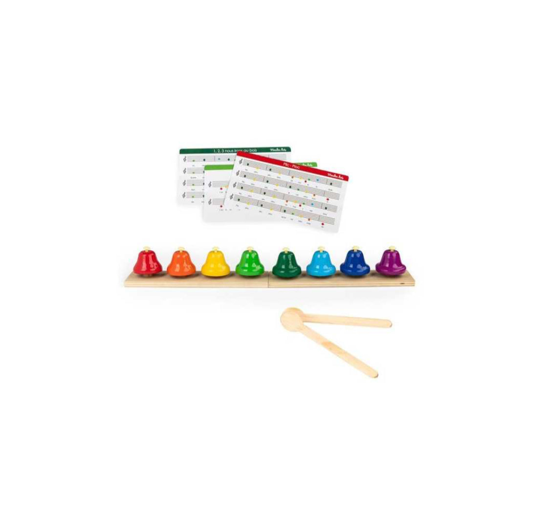 8 clochettes musicales - Les Popipop - Moulin Roty (Copie)