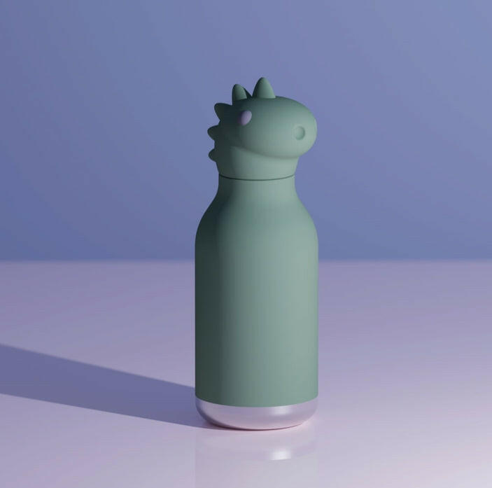 Gourde isotherme 460Ml - Dinosaure - Asobu