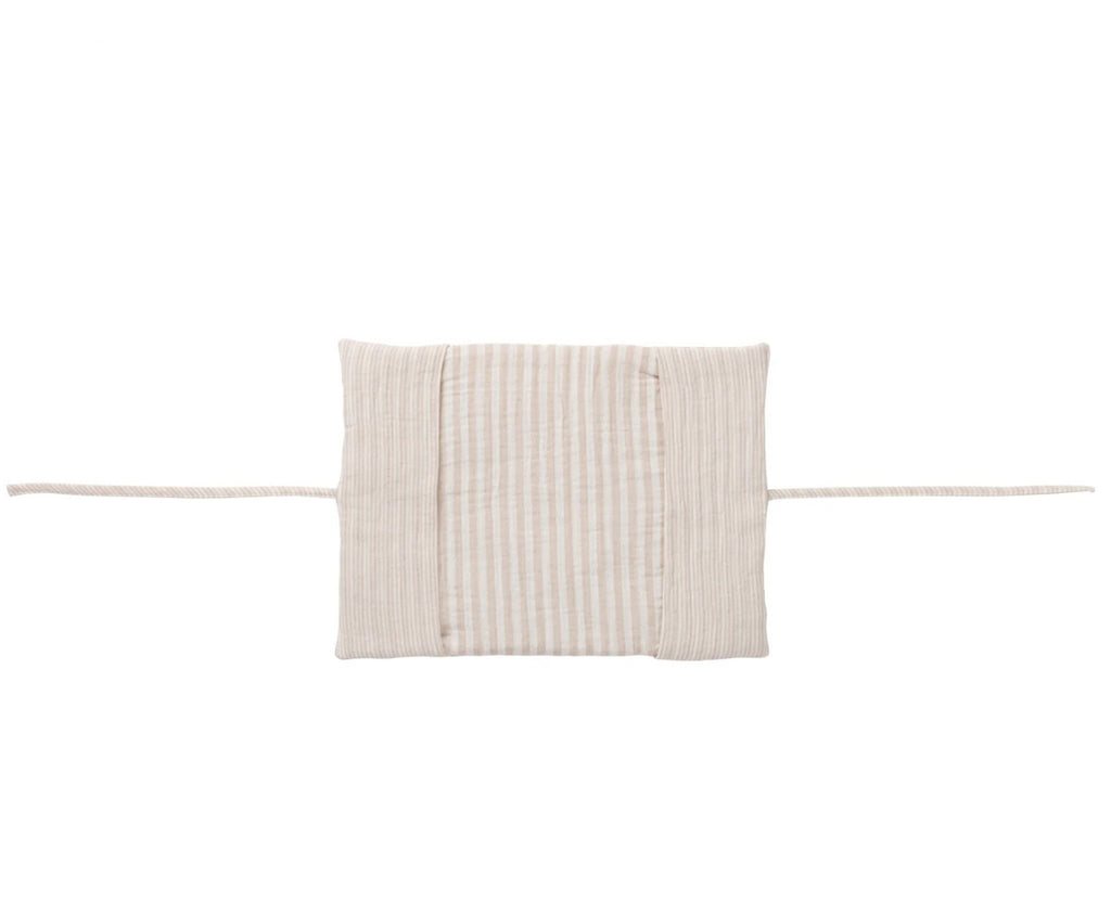 Protège carnet de santé - Rayé beige - BB&CO