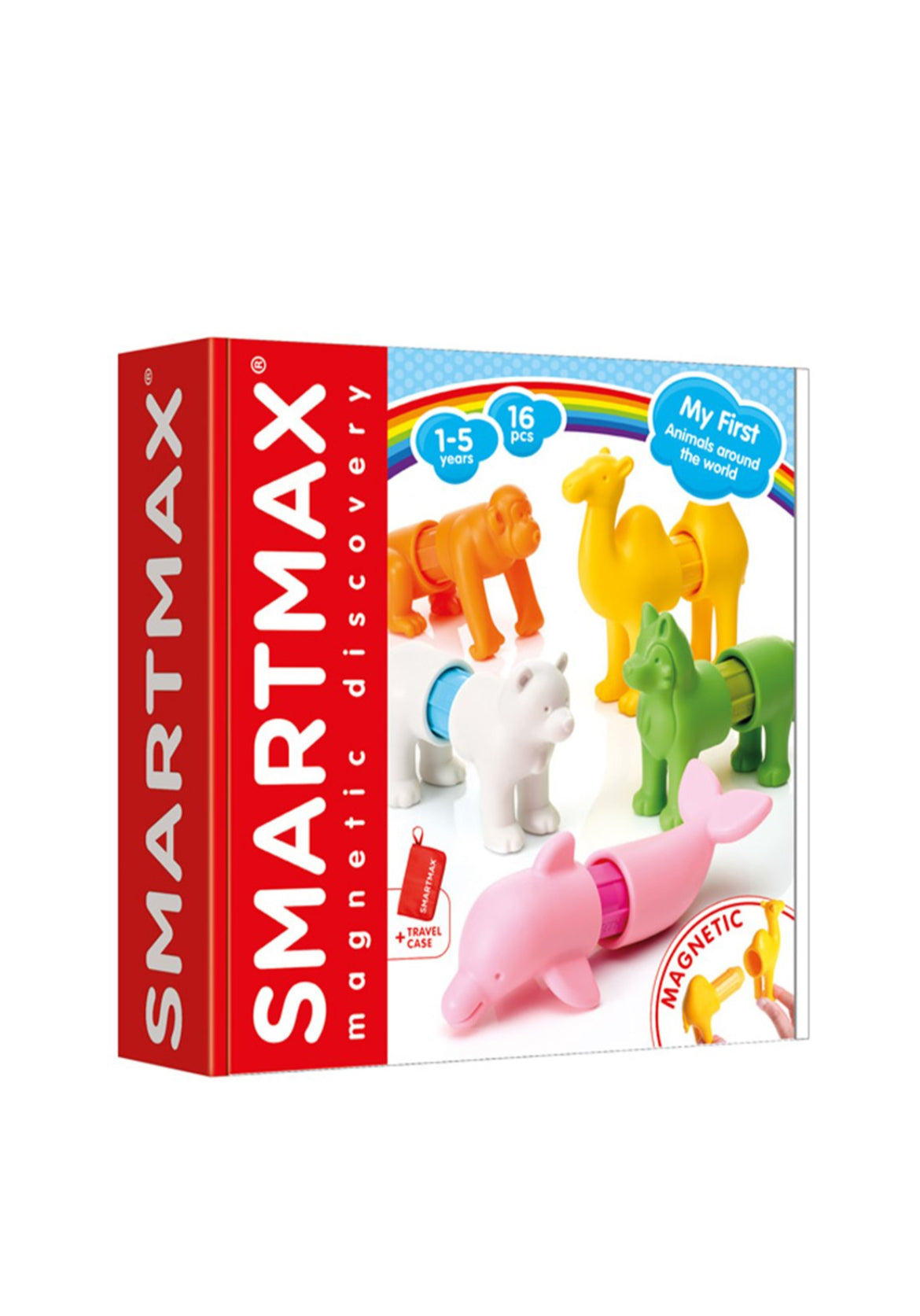 Jeu magnétique - Mes Premiers Animaux Autour du Monde - Smartmax