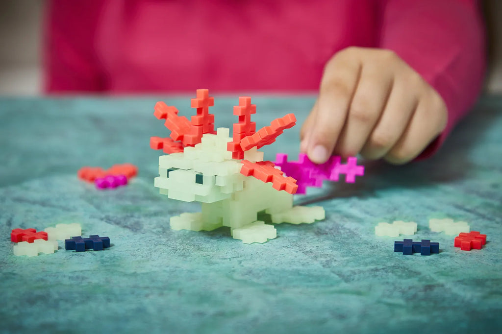 Jeu de construction tube 100 pièces - Axolotl - Plus Plus