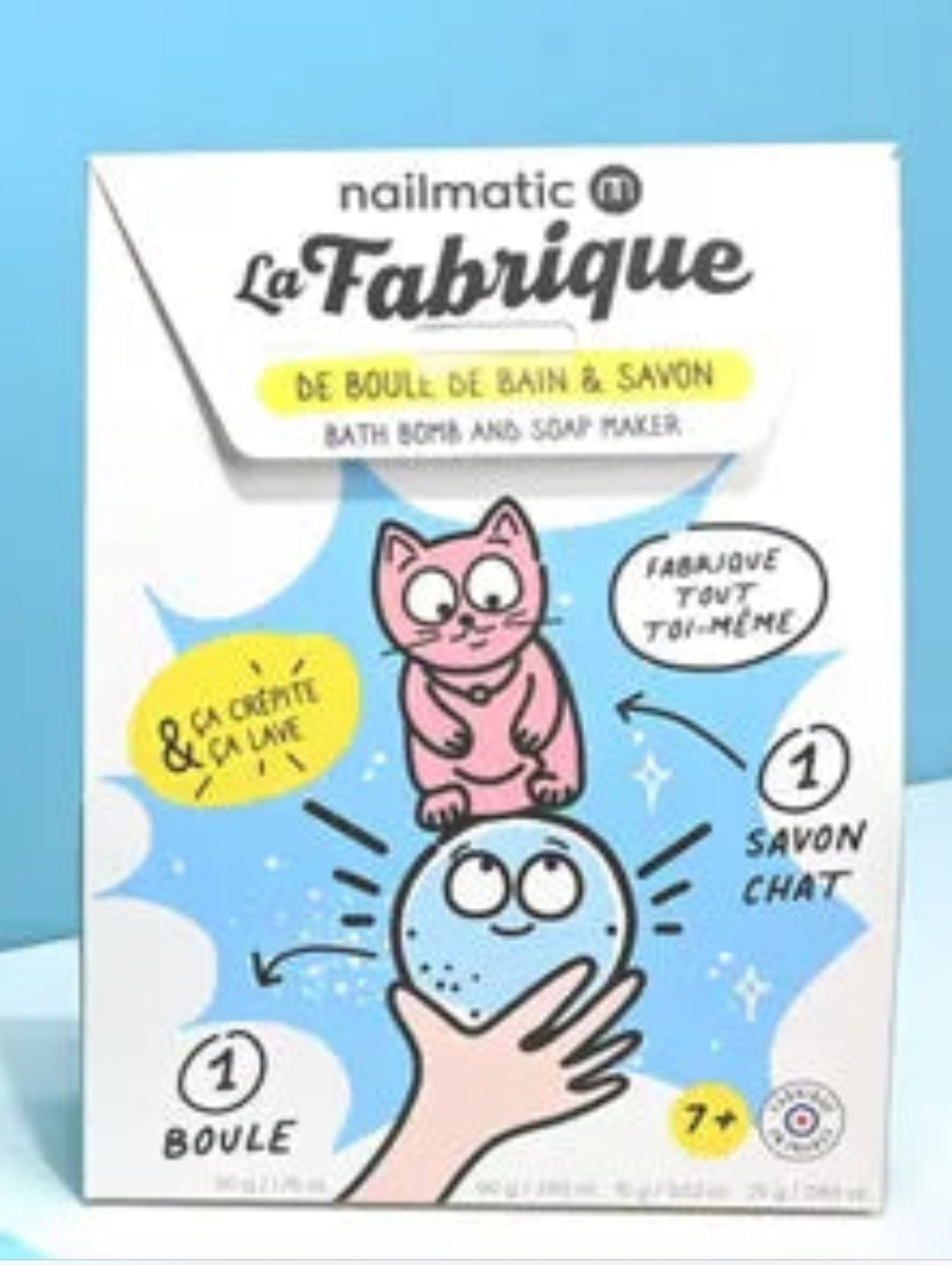 Coffret La fabrique de savon & boule de bain - Nailmatic