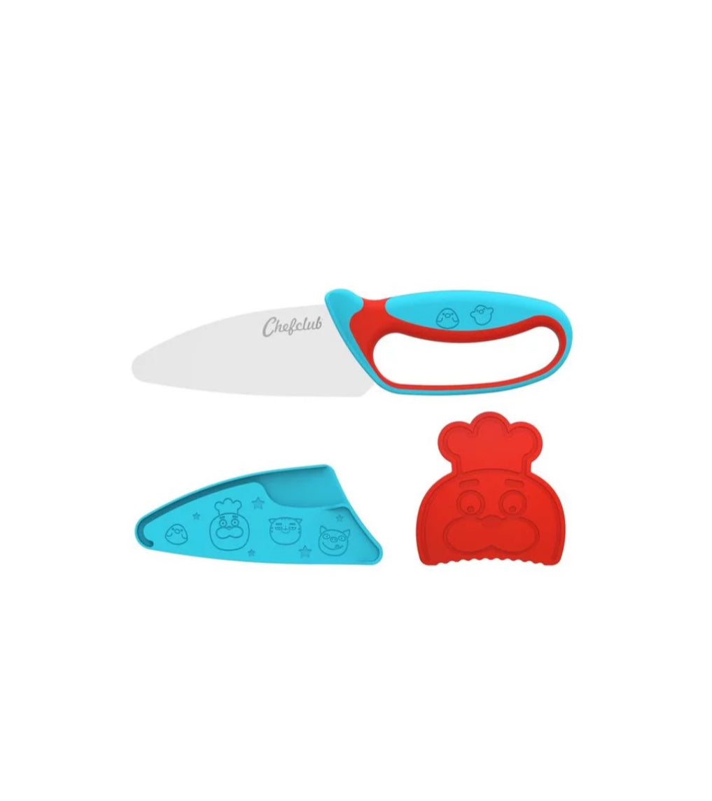 Le couteau du chef - Bleu et Rouge - Chefclub Kids