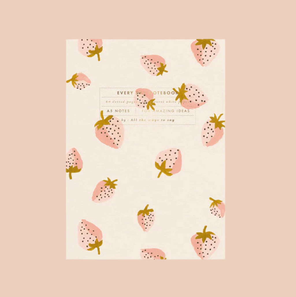 Carnet A5 - Fraises - All The Ways To Say