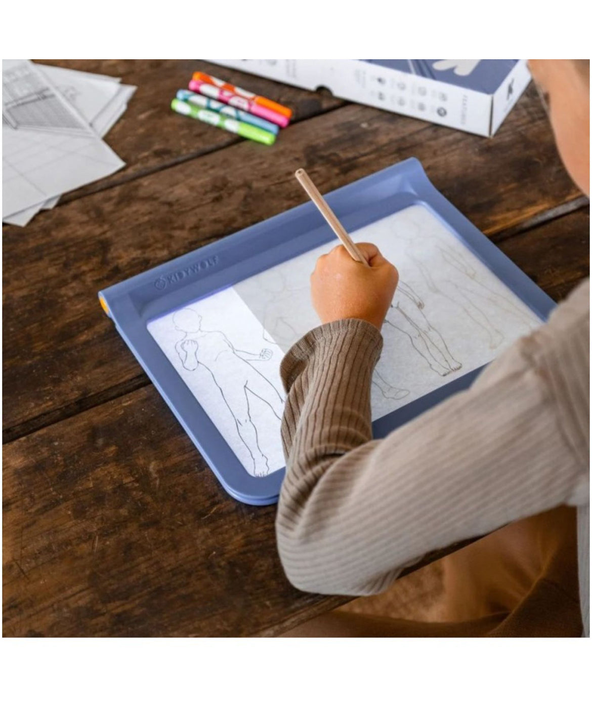 Tablette lumineuse à dessin Kidydraw Pro - Manga - Kidywolf