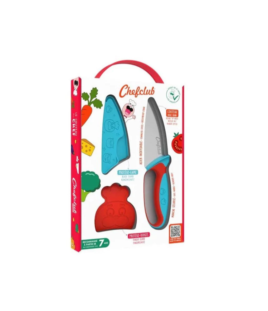 Le couteau du chef - Bleu et Rouge - Chefclub Kids