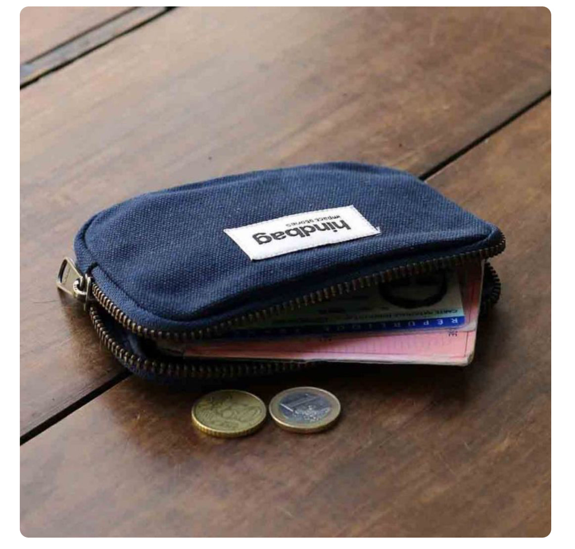 Porte-monnaie Lili - Navy -  Hindbag