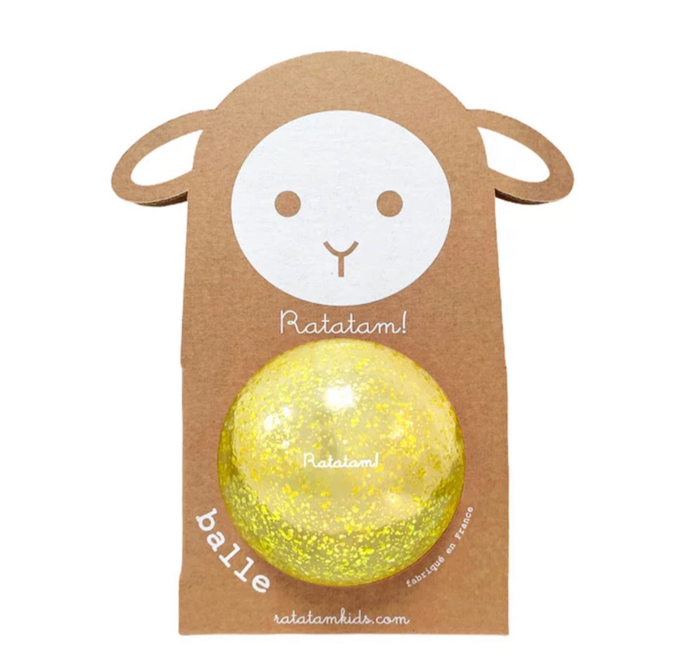 Ballon summer 10 cm - Jaune- Ratatam