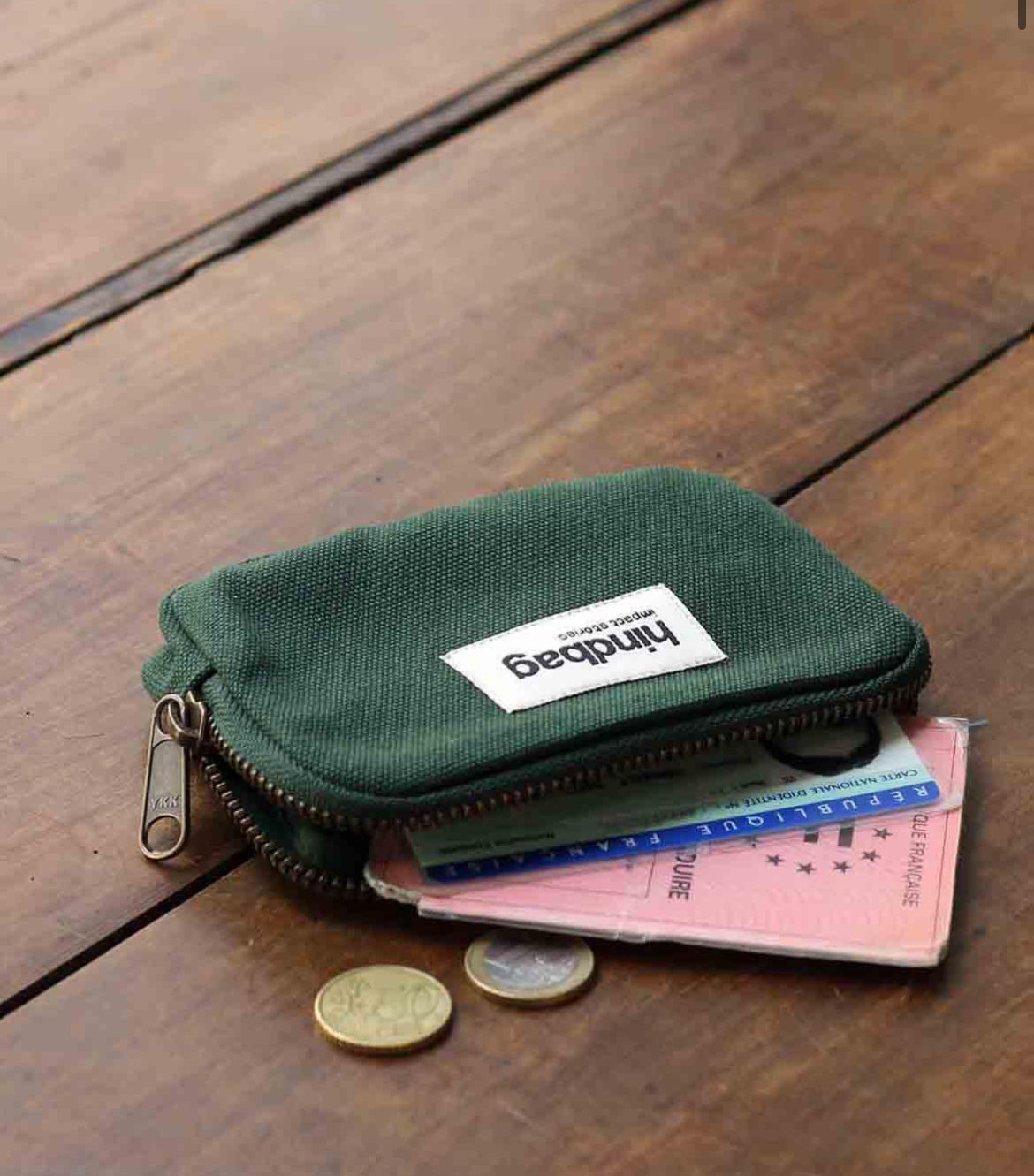 Porte-monnaie Lili - Olive -  Hindbag
