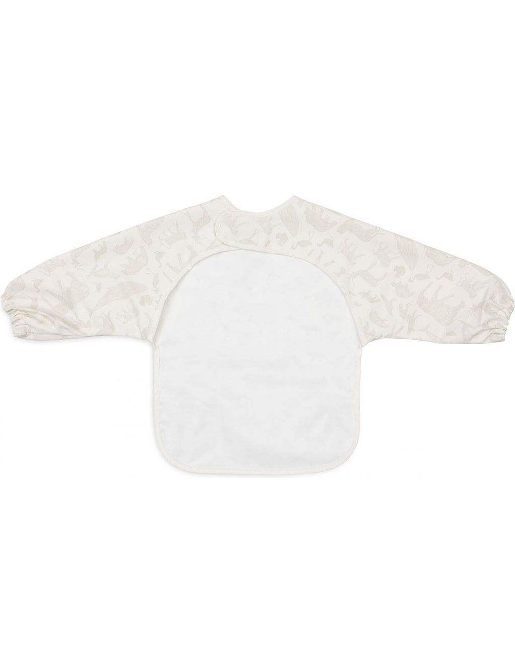 Bavoir imperméable à manches longues - Animal nougat - Jollein