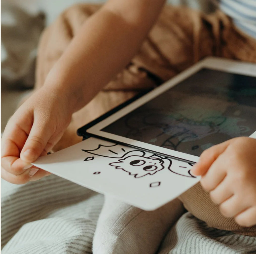 Recharge tablette à dessin Kidydraw Mini - Il était une fois / Les animaux - Kidywolf