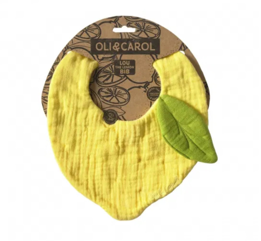 Bavoir - Lou le Citron - Oli & Carol