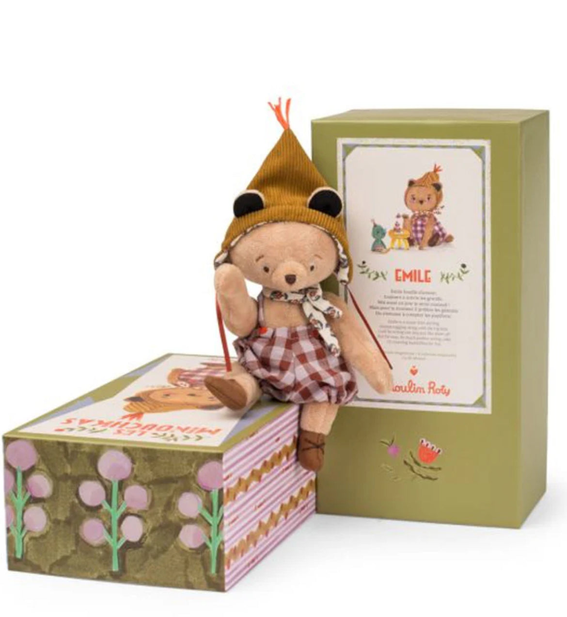 Peluche Emile le petit ours  - Les Minouchkas -  Moulin Roty
