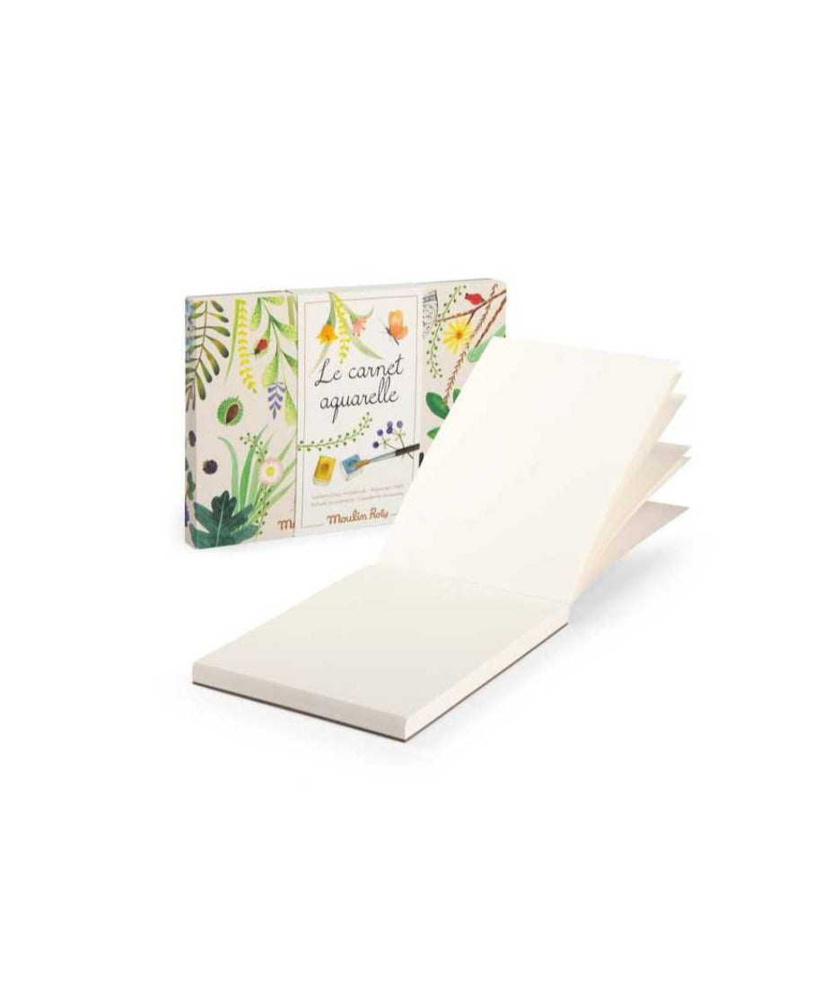 Carnet Aquarelle - Le Jardin du Moulin -  Moulin Roty