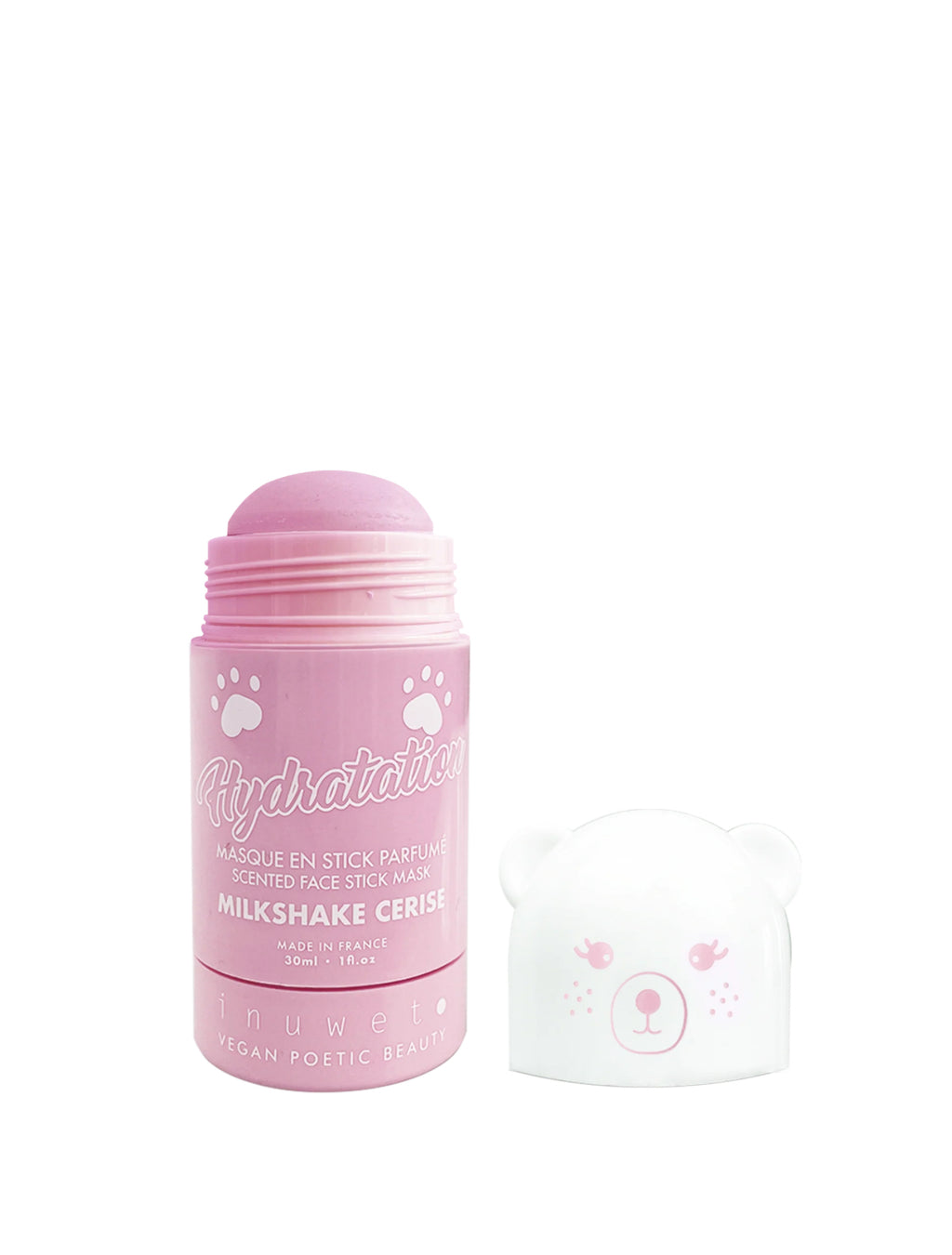 Masque visage Hydratation - Milkshake Cerise - Inuwet