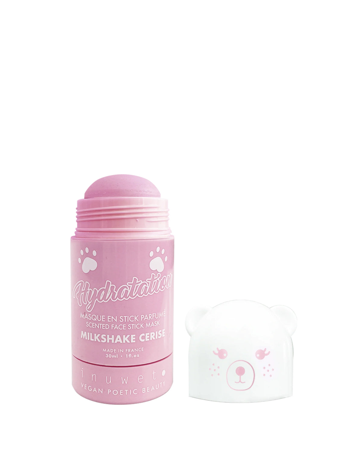 Masque visage Hydratation - Milkshake Cerise - Inuwet