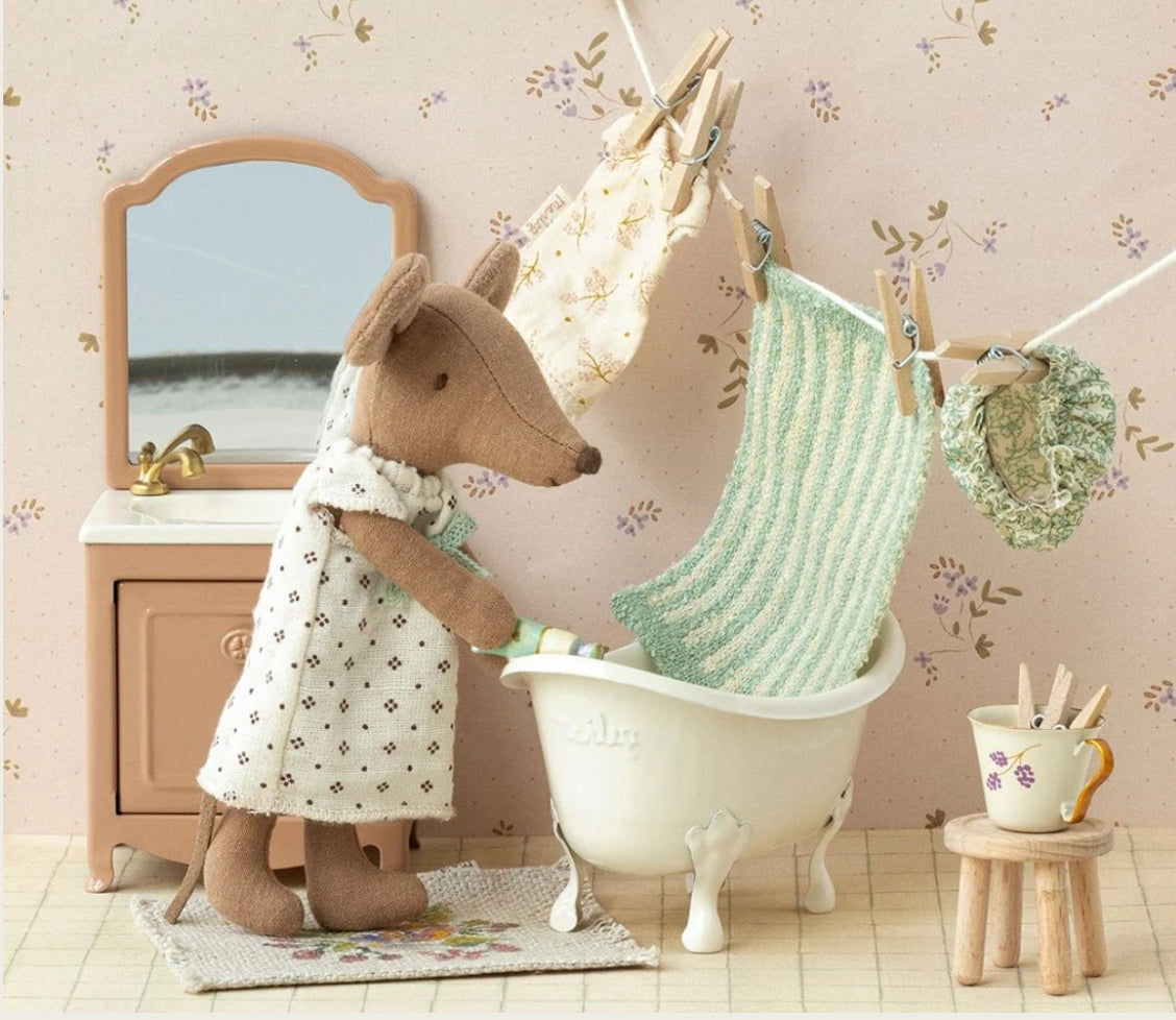 Baignoire vintage - Blanc Off White - Maileg