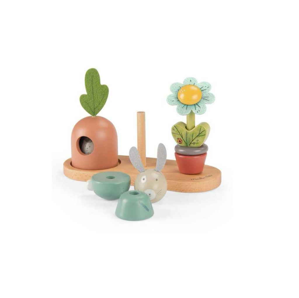 Empilable multi-activités en bois - Les Trois Petits Lapins - Moulin Roty