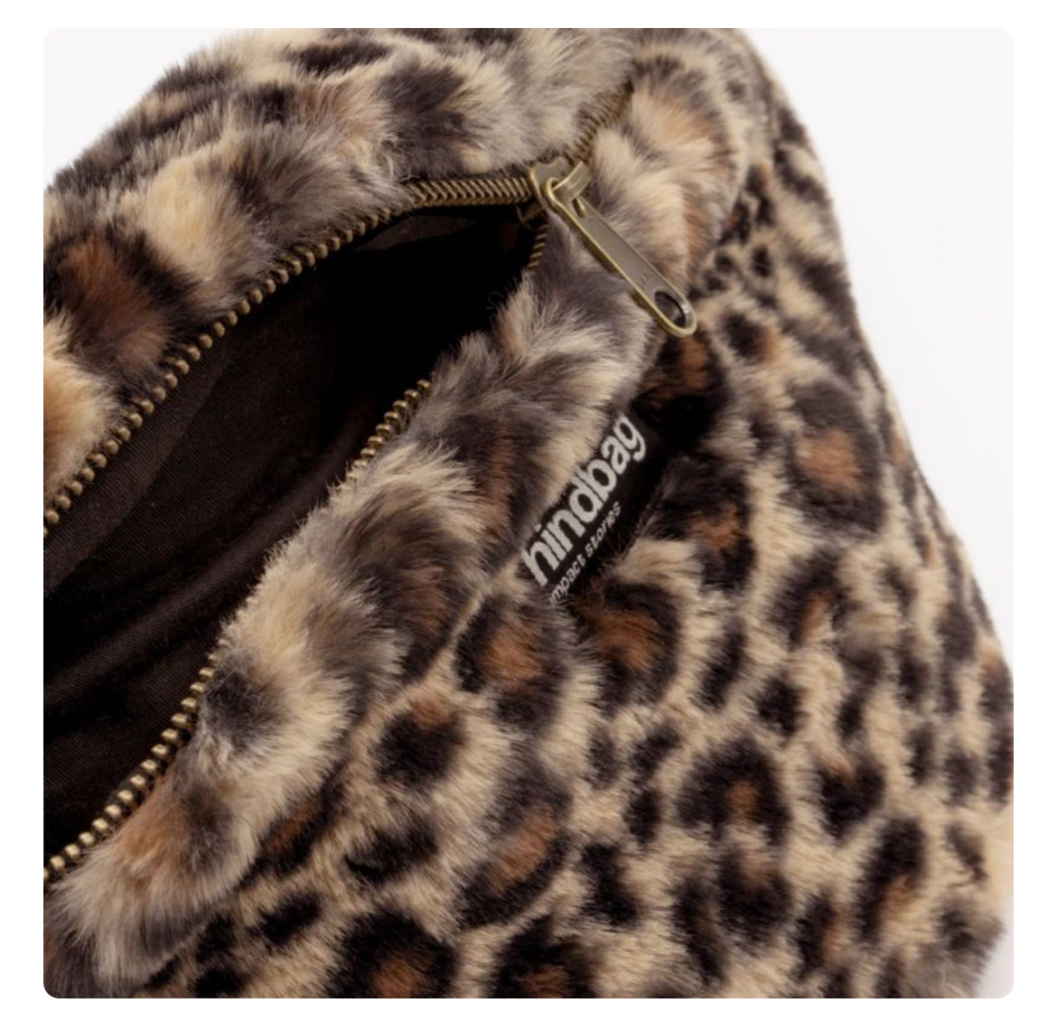 Sac banane Olivia - Fourrure Léopard -  Hindbag