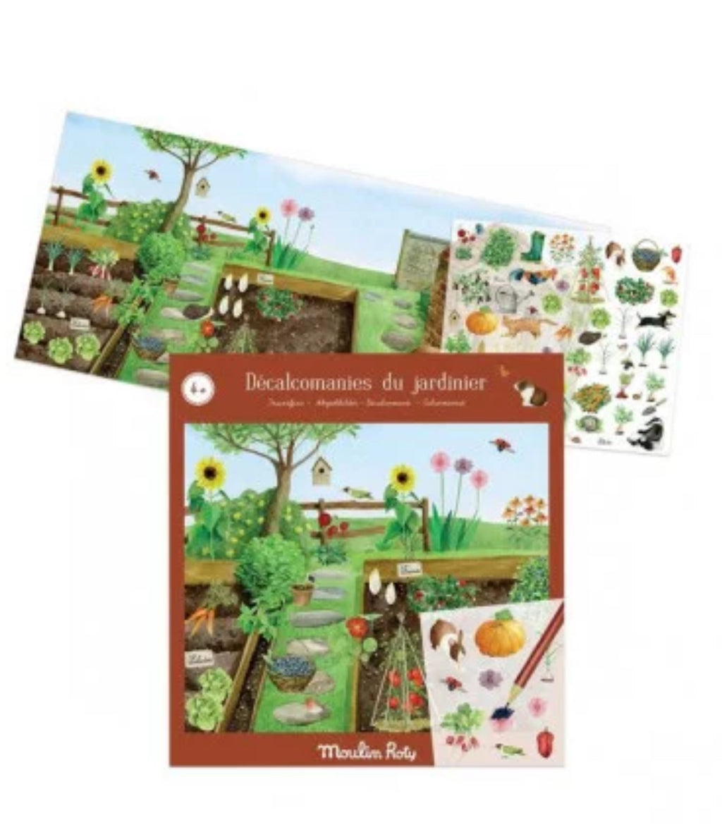 Décalcomanie - Le jardin -  Moulin Roty