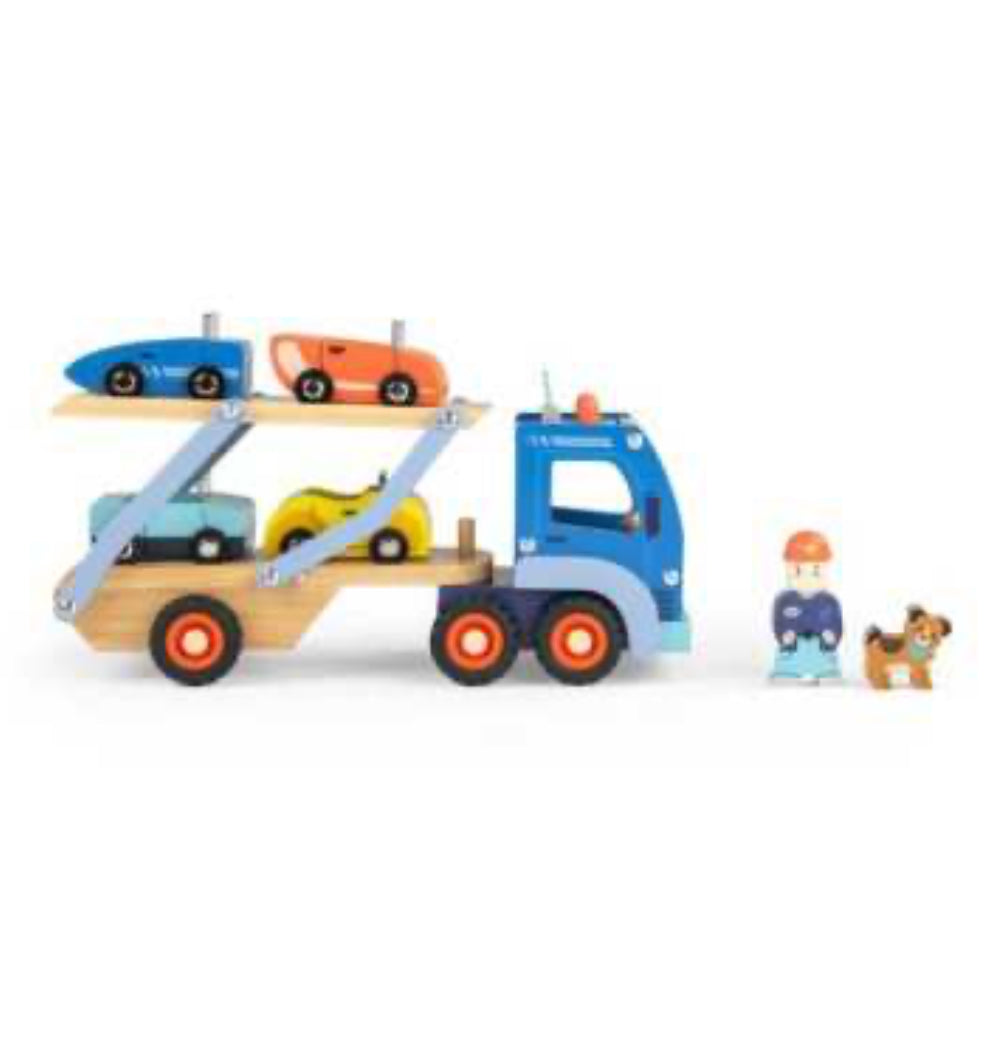 Camion transport de voitures - Avenue du Moulin - Moulin Roty