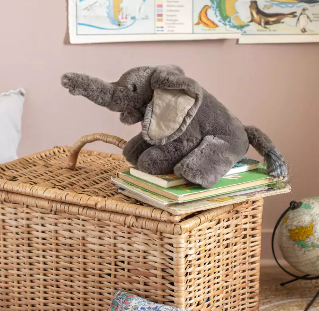 Peluche petit éléphant  - Tout Autour du Monde -  Moulin Roty