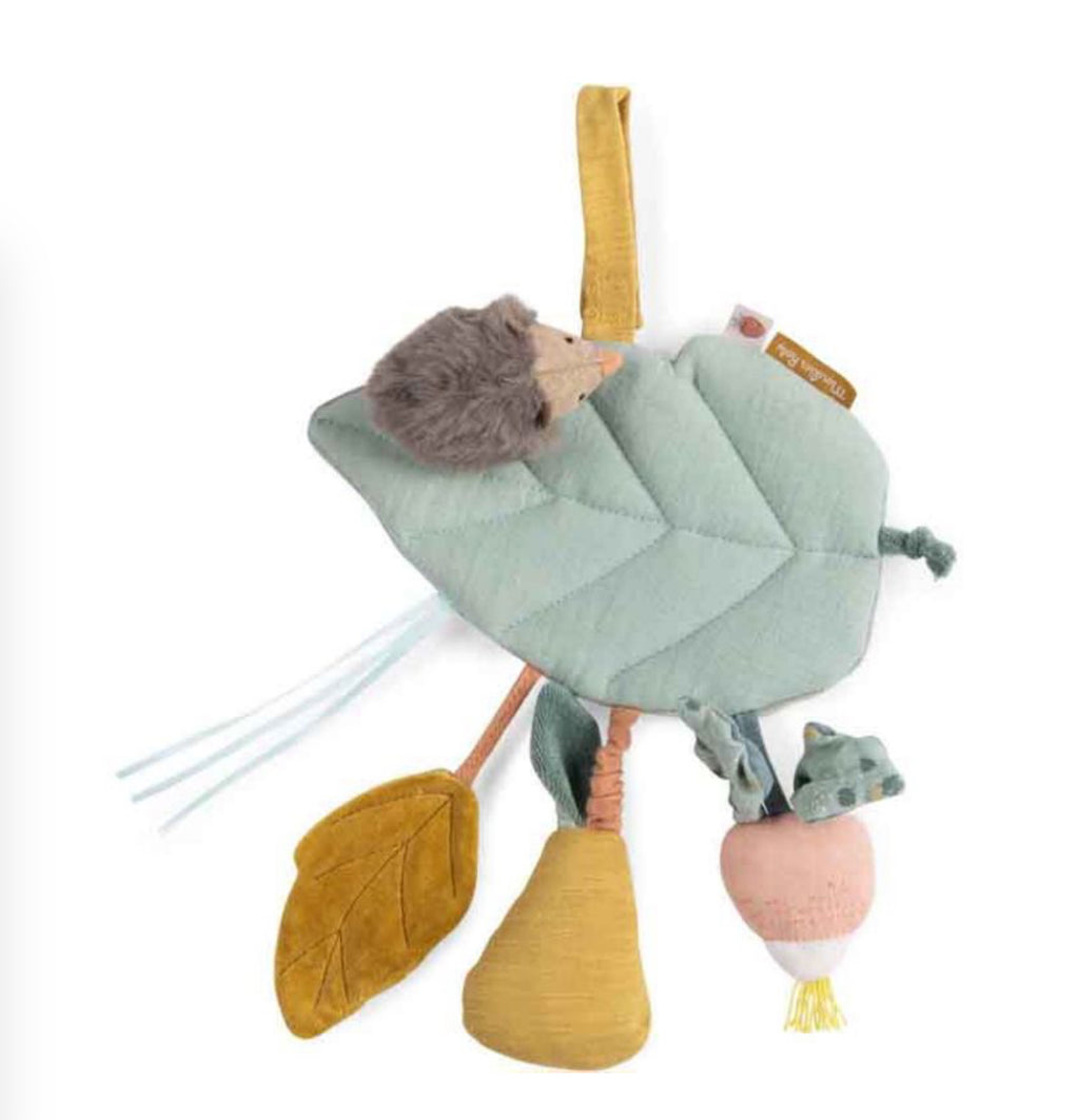 Peluche mobile feuille d'activités - Les Trois Petits Lapins -  Moulin Roty
