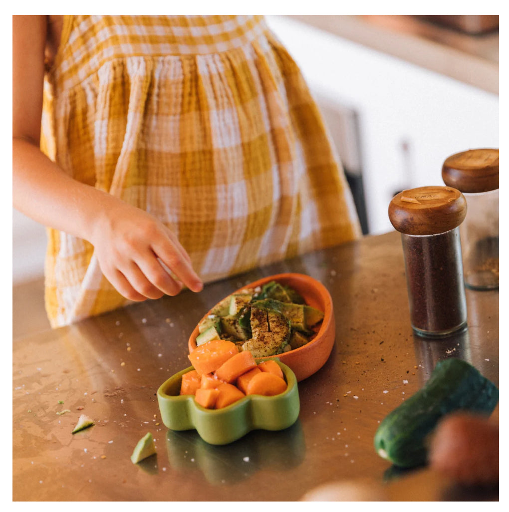 Set vaisselle Assiette & cuillère - Cathy la Carotte - Oli&Carol