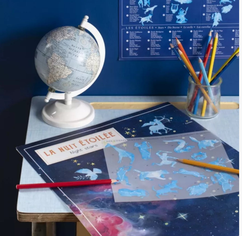 Décalcomanie - Les constellations -  Moulin Roty