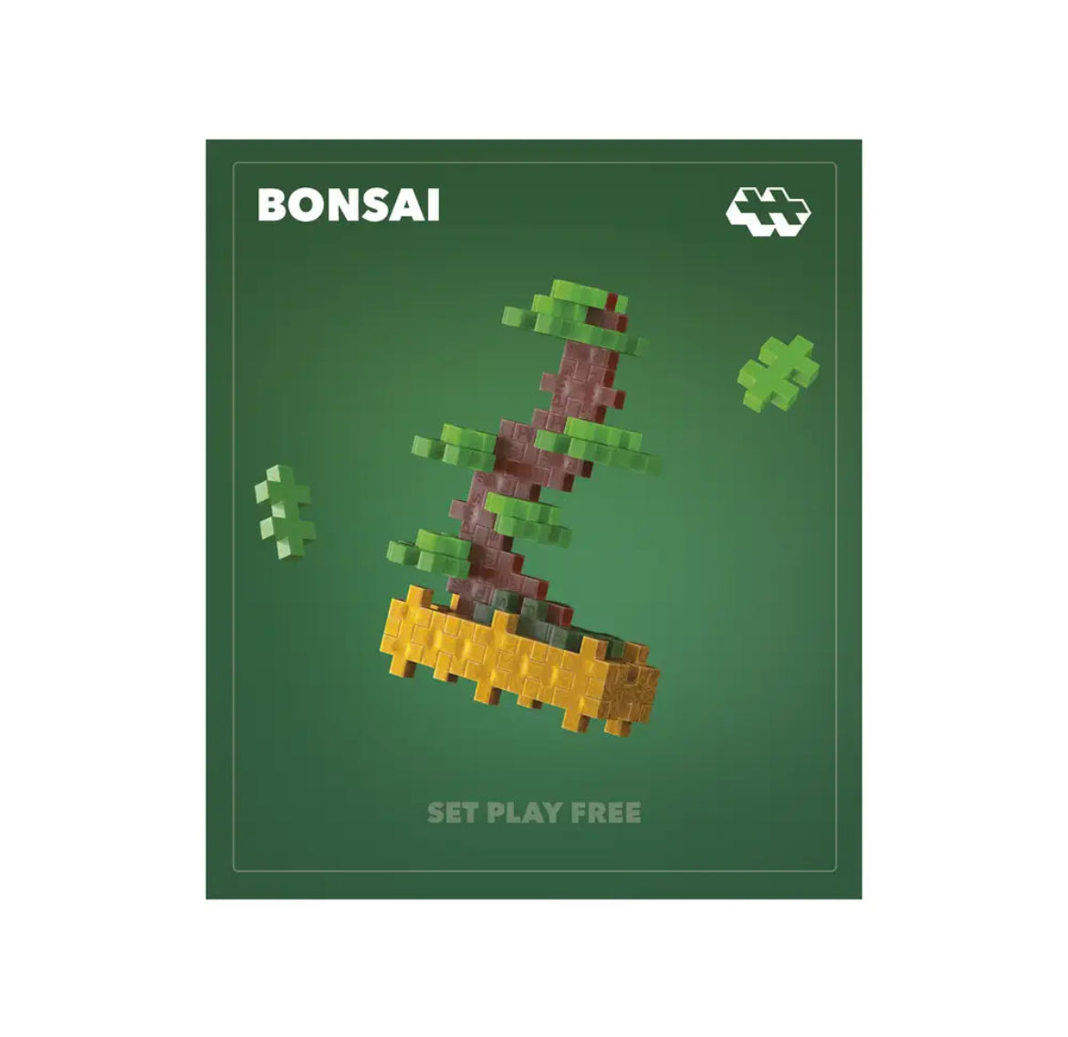 Jeu de construction Pop Plantes - Bonsaï Vert - Plus Plus